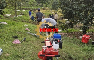 Đơn hàng 350m ray đầu tiên tại Vườn sầu riêng Cẩm Mỹ, Đồng Nai